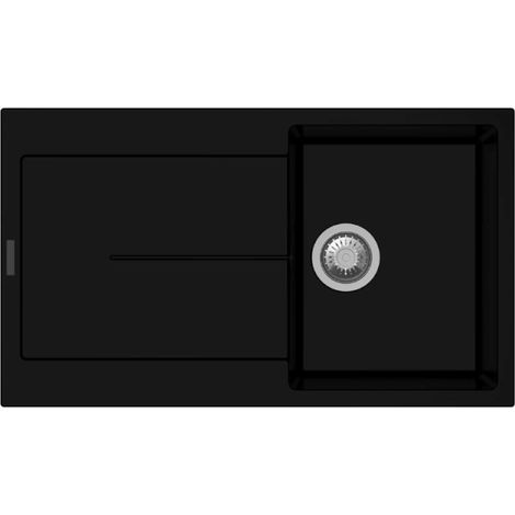 Évier et égouttoir Enigma D100 bol noir