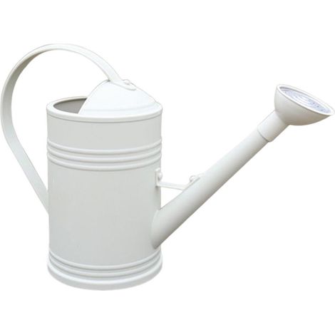 Arrosoir de jardin avec tte darrosage amovible blanc
