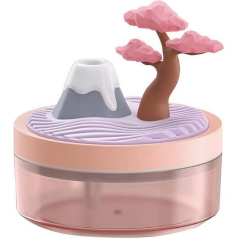 Humidificador de vapor frío con forma de animal colorido – Humidificador de ambiente recargable por USB con diseño de botella de agua, evaporador y purificador 2 en 1 para el hogar y la oficina. (1/5)