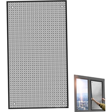 Film réfléchissant thermique pour fenêtres 50x90 cm – Isolation en aluminium anti-UV – Réduit jusqu'à 80% de la chaleur solaire