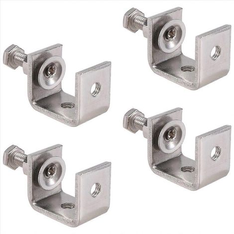 Ensemble de 4 serre-joints en acier inoxydable pour soudure/menuiserie (1/5)