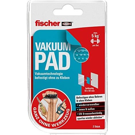 Fischer  2x  GOW  Almohadilla  de  vacío  de  doble  cara  M  -  546325