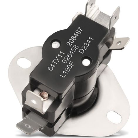 The 626458R L190F limit switch is suitable for Nordyne furnace air processors.