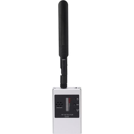G338 Silberner HF-Detektor, WLAN-Kameraortungsgerät, Mikrofone, GPS, Funksignalscanner, Anti-Spionage (1/5)