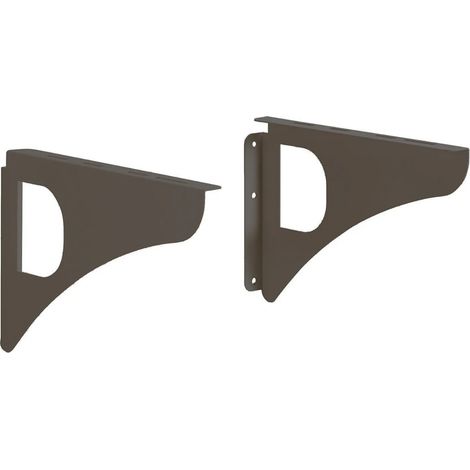 Supporto a parete per cassette postali, design grigio antracite, 2 pezzi