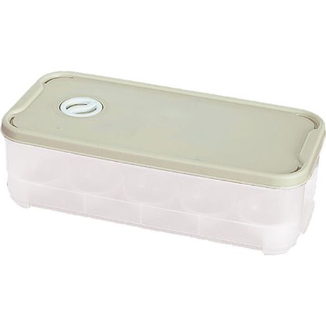 Boîte À Œufs - Rangement Réfrigérateur 10 Emplacements - Dimensions 24,5 x 12 x 7 cm - Matériau PP - 1 Pièce