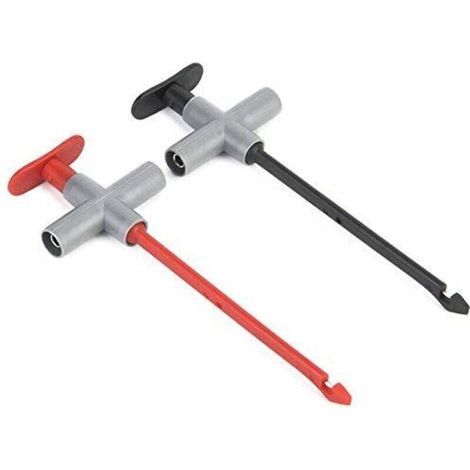 2Pcs P5010 4mm Sonde électronique Clip de Accessoire Sonde de Multimètre pour Garage Accessoires Multimetre (1/4)