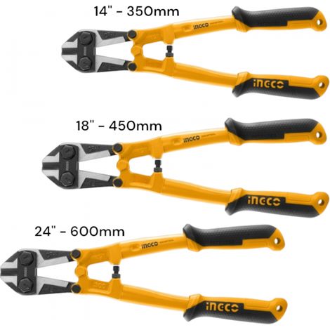 Tagliabulloni Cesoia Tronchese Pinza Taglia Bulloni Ferro Metallo 14" 18" 24" 18" - 450mm (1/2)