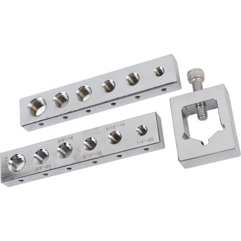 Jeu guides perçage fil sécurité acier carbone gabarit boulons métriques haute dureté industrie (1/5)