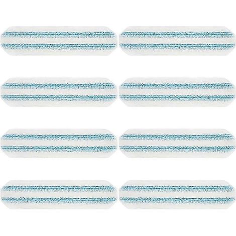 Für Vileda H2prO / O-Cedar H2prO Flachwischtücher, waschbare und wiederverwendbare Mikrofaser-Wischmopppads, Ersatzzubehör - JXLGV (1/5)