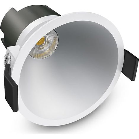 Faretto led cob tondo da incasso 5 watt effetto scomparsa lampada per controsoffitto cucina soggiorno luce fredda 6000k calda 3000k o naturale 4000k (1/5)