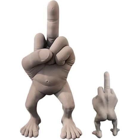 Mittelfinger-Figur – Dekoration – Kunstharz – Modernes Design (1/4)
