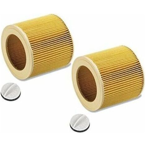 Filtro de cartucho - Para Karcher WD2 WD3 MV3, etc. - Como 6.414-552.0 - 2 unidades (1/5)