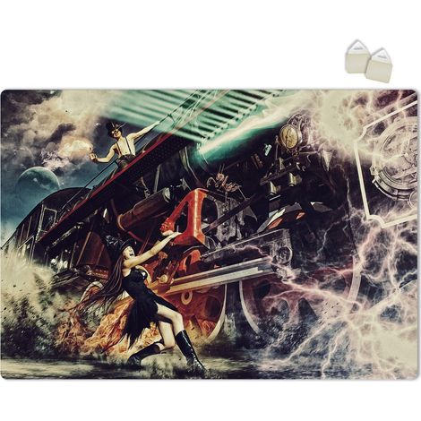 STOP THE TRAIN- POSTER in PVC da 3mm - Misura: 70x100 cm