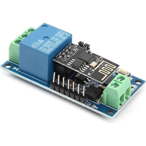 1-Wege-WLAN-Relaismodul für Android-Smartphone-App, drahtloser Fernsteuerungsschalter, 12 V, ESP8266