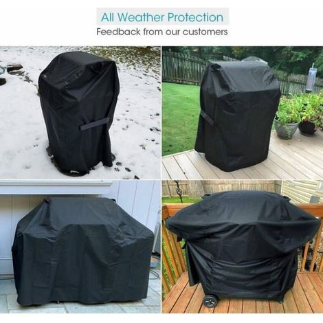 Housse de barbecue - - 80 x 66 x 100 cm - Tissu Oxford 210D - Anti-UV - Coupe-vent (1/5)