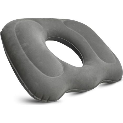 Aufblasbares Hämorrhoidenkissen – Rundes orthopädisches Kissen zur Linderung von Hämorrhoiden, Steißbeinschmerzen und Schmerzen nach der Geburt. (1/4)