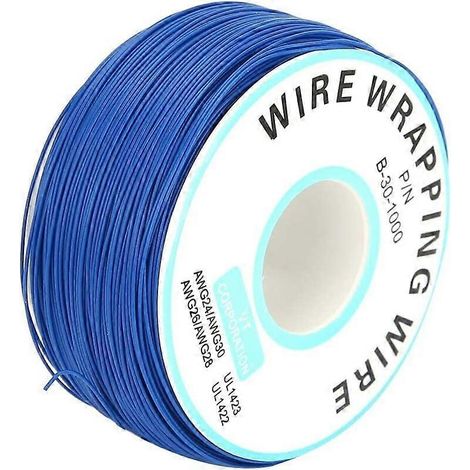 3 fils de clôture pour chien, 250 m / 819,6 pi, système de clôture électrique pour animaux de compagnie (bleu) (1/5)