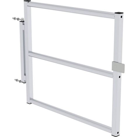 Günzburger Steigtechnik Porte de sécurité nouveau modèle DIN EN ISO 14122 pour largeur de plate-forme 1 m - 070737 (1/3)