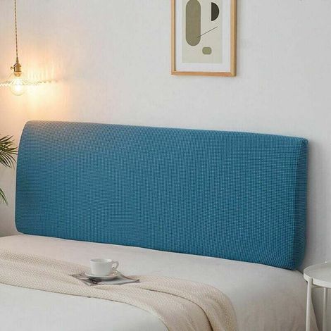 Housse de tête de lit extensible étanche – 150 cm pour têtes de lit 140-170 cm – Matériau résistant et extensible – Lavable en machine (1/4)