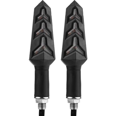 Feux de clignotant LED en forme de Y universels pour moto – Indicateurs de direction compatibles avec la plupart des modèles, homologués ECE R10 et R65