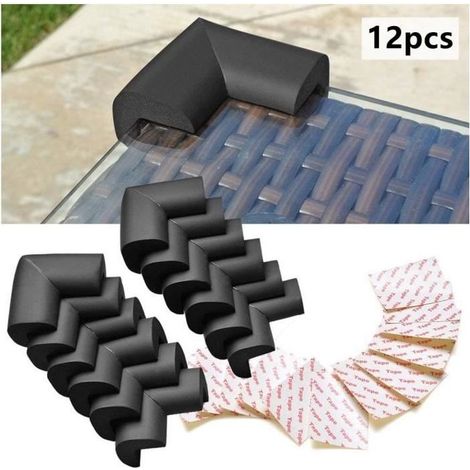 Protection corner of table,Protection Foam Safety,Protection of the Edge Corners,with adhesive,for baby,tables,corners of furniture,12pcs (1/4)