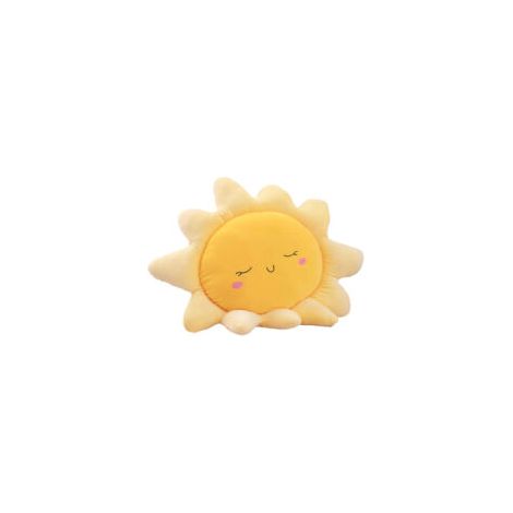 Coussin décoratif en forme de soleil, 45 cm, coussin doux et moelleux pour canapé ou chambre (1/5)