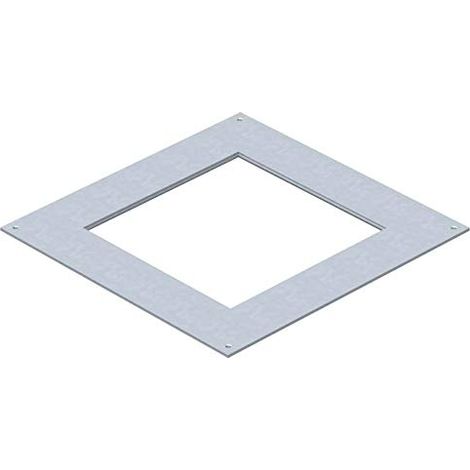 OBO Bettermann Tapa de montaje 350-2/3 para GES9 383x383x4 Acero cincado, 7400513