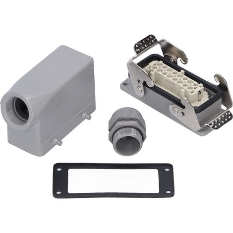 Connecteurs industriels lourds 16 contacts prise aviation étanche IP68 latérale (1/5)