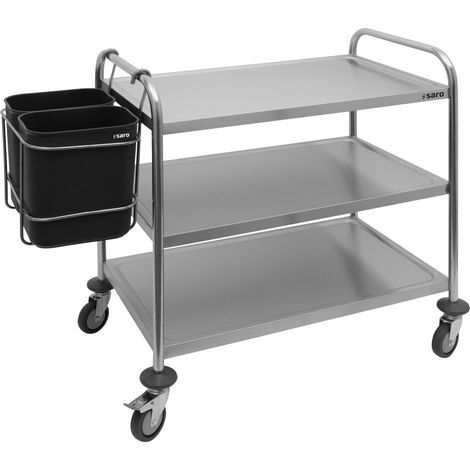 Conteneur déchets - 2x8L - Pour chariot - 430x300x450mm - AB 2 - Saro (1/2)