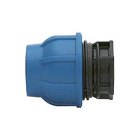 5 x RACCORDO POLIPROP TAPPO TERMINALE 40 MM