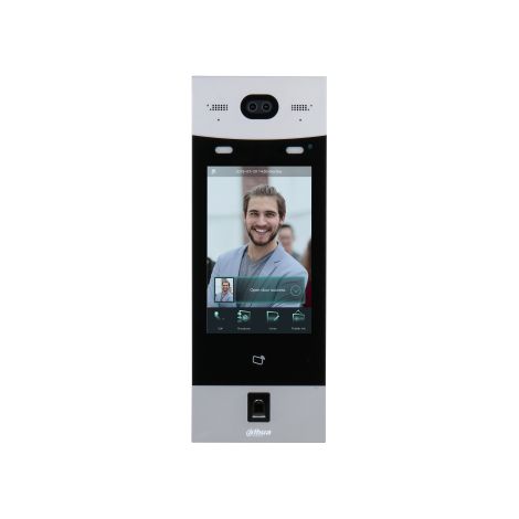 VTO9541D - Posto esterno VTO IP AI IK07 touch lettore RFID face rec. impronte password