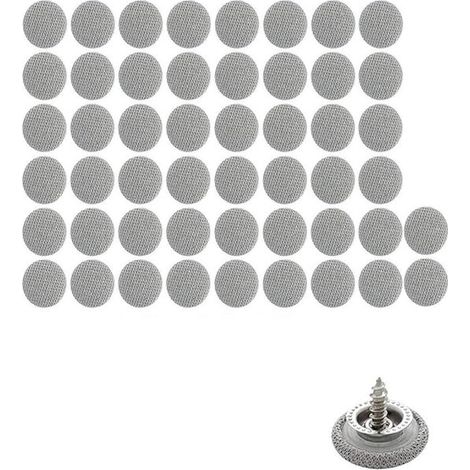 Set di 50 rivetti per riparare il rivestimento del tetto della tua auto, rivetti universali per rivestimento del tetto con righello, cacciavite e puntine da disegno.