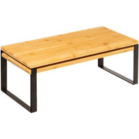 Étagère Gigogne "Blackbamboo" 40cm Naturel (1/4)