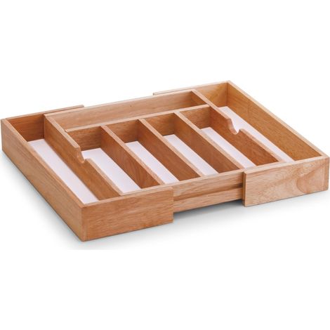 Range-couverts modulable en caoutchouc et mélamine 31,5-50 x 38 x 6 (1/5)