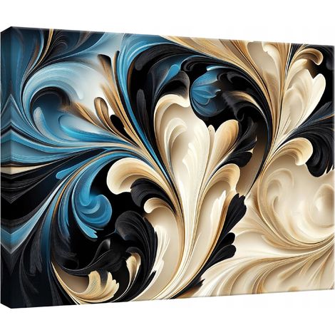 tableau pour chambre salon cuisine abstrait beige sur toile Murale 120x80 (1/3)