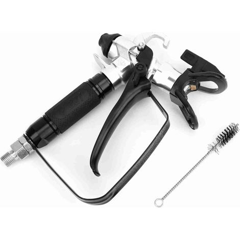 Pistola pulverizadora de pintura sin aire Pintura sin aire de alta presión, pulverizadores de pintura de aleación de zinc y cobre galvanizado Punta 517 Presión de entrada de 1/4-18 npsm 3600 psi (1/5)