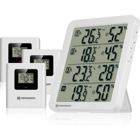 Thermomètre/hygromètre Quadro NV Blanc (1/5)