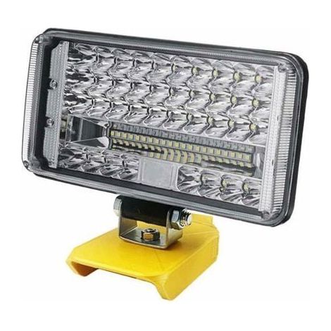 Lampe de travail - LARGEIGHT - DEWALT XR - 27W - 7200LM - 48 LED - 5 pouces (14,4–18V) (1/4)