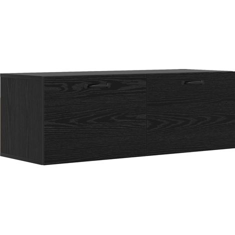 Meuble mural Chêne noir 100 x 36,5 x 35 cm Bois d'ingénierie vidaXL (1/5)