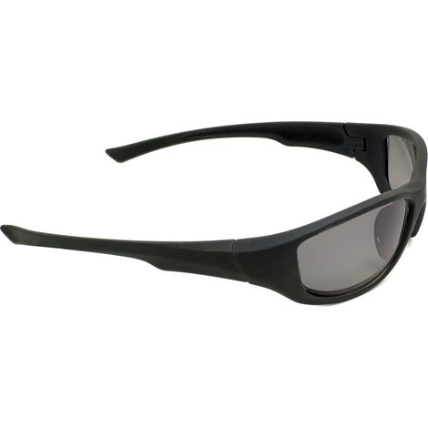 Lunettes de sécurité EAGLE avec verres en polycarbonate et monture souple pour une protection optimale contre les impacts.
