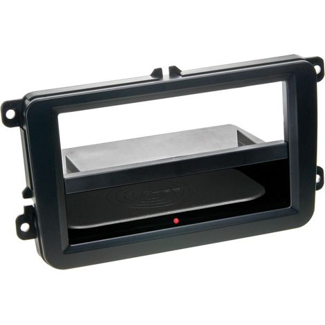 Support Autoradio 2Din INBAY pour Seat Skoda VW finition caoutchoutee
