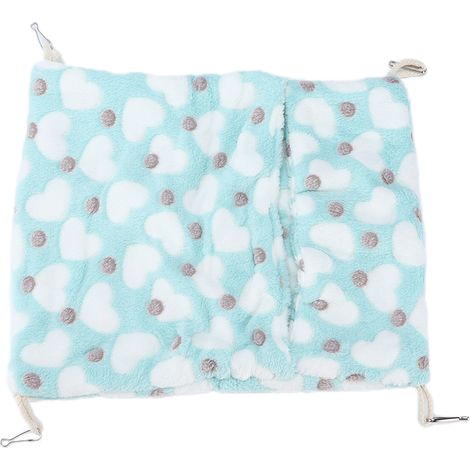 Petit hamac pour animaux de compagnie, Style enveloppe chaude, Cage de lit suspendue avec crochets pour Hamsters et lapins, 36x30cm, vert (1/5)