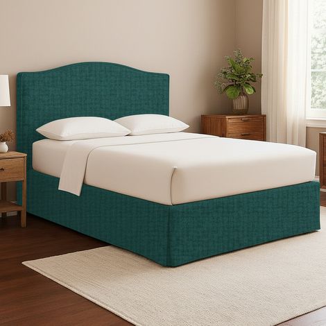 Cama Doble Bebington, Desenfundable, Hecha en Italia, Verde Petróleo (1/5)