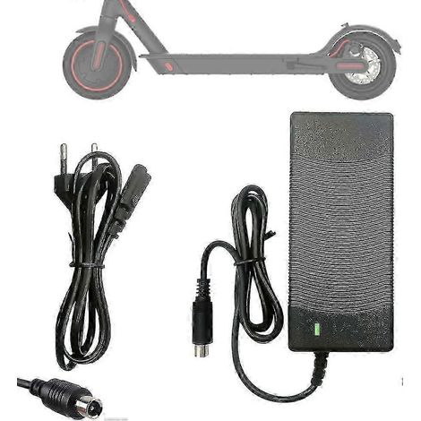 Chargeur de batterie rapide M365 pour scooter électrique, 42 V, 2 A (1/4)