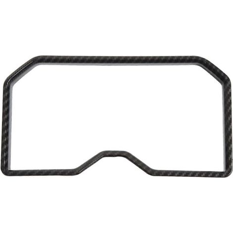 Portabicchieri anteriore con scarico, cornice decorativa in fibra di carbonio, finitura portabicchieri bracciolo console centrale per To (1/2)
