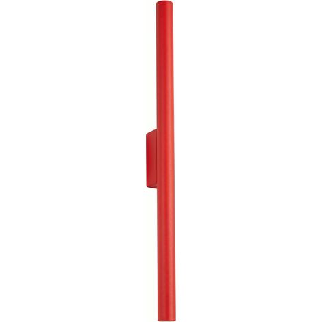 Applique PASTELO rosso 2.5x50x5cm Acciaio Sollux (1/5)