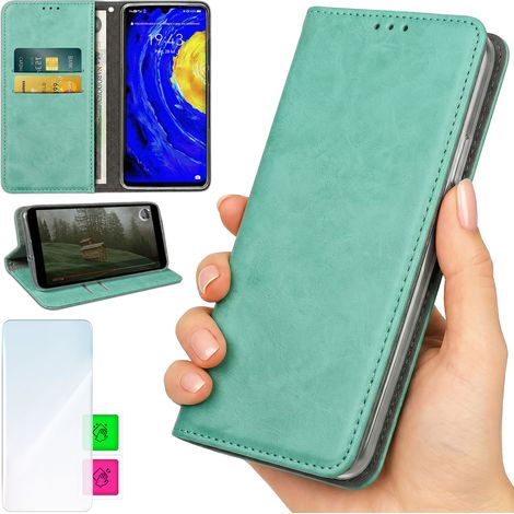 Brieftaschenhülle für Motorola Moto G06 / G06 Power - Grüne Hülle bluemoon (1/5)