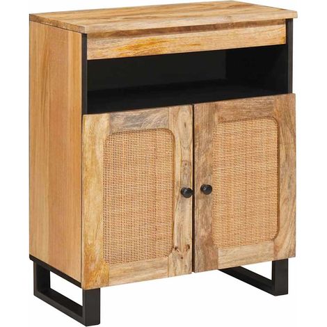 Credenza Marrone 60 x 33 x 75 cm Legno di mango massello vidaXL