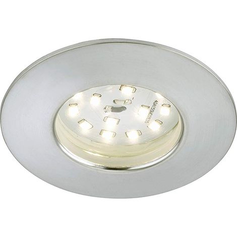 BRILONER - FARETTO INCASSO LED 1X5W 400LM FISSO IP44 ALLUMINIO (1/2)